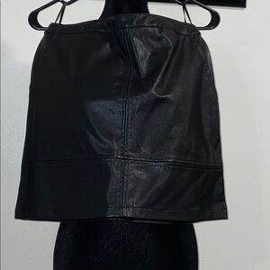 Petal & Pup Black Mini Skirt